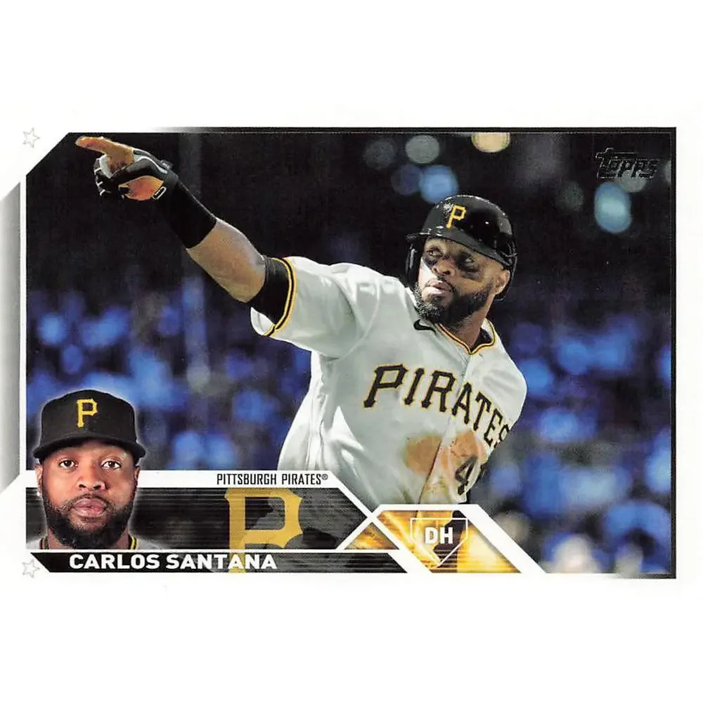 2023 Topps Carlos Santana #572 Pittsburgh Pirates
